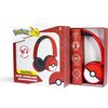 Słuchawki nauszne OTL Pokemon Poke Ball Czerwono-czarny True Wireless Nie