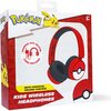 Słuchawki nauszne OTL Pokemon Poke Ball Czerwono-czarny Mikrofon Tak