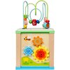 Zabawka edukacyjna SMILY PLAY Drewniana kostka aktywizująca 5w1 SPW84950 Materiał Drewno