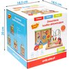 Zabawka edukacyjna SMILY PLAY Drewniana kostka aktywizująca 5w1 SPW84950 Rodzaj Zabawka edukacyjna