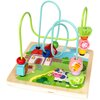 Zabawka edukacyjna SMILY PLAY Drewniana kostka aktywizująca 5w1 SPW84950 Wiek 18 m+