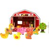Zabawka SMILY PLAY Drewniana farma SPW84946 Materiał Drewno