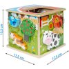 Zabawka edukacyjna SMILY PLAY Kostka Farma Sorter SPW84948 Rodzaj Zabawka edukacyjna