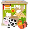 Zabawka edukacyjna SMILY PLAY Kostka Farma Sorter SPW84948 Funkcje rozwojowe Koordynacja wzrokowo-ruchowa
