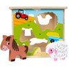 Zabawka edukacyjna SMILY PLAY Kostka Farma Sorter SPW84948 Funkcje rozwojowe Motoryka