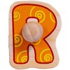 Układanka SMILY PLAY Literki SPW83601 (26 elementów) Rodzaj Drewniane