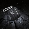 Etui na słuchawki BELINE Carban Cover do APPLE AirPods 4 Czarny Wodoodporność Nie