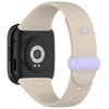 Pasek BELINE do Xiaomi Redmi Watch 3 Beżowy Materiał Silikon