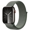 Pasek CRONG Nylon do Apple Watch (38/40/41/42mm) Zielony Materiał Stal nierdzewna