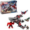LEGO 76292 Marvel Kapitan Ameryka kontra Czerwony Hulk - bitwa