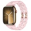 Pasek LUNA A00281 do Apple Watch 3/4/5/6/7/8/9/SE (38/40/41 mm) Różowy Materiał Silikon
