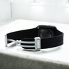Pasek LUNA A00283 do Apple Watch 3/4/5/6/7/8/9/SE (38/40/41 mm) Czarny Rozmiar 40 mm