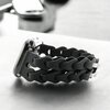 Pasek LUNA A00279 do Apple Watch 3/4/5/6/7/8/9/SE (38/40/41mm) Czarny Rozmiar 38 mm