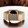 Pasek LUNA A00294 do Apple Watch 3/4/5/6/7/8/9/SE (38/40/41mm) Khaki/Złoty Rodzaj Pasek