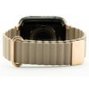 Pasek LUNA A00294 do Apple Watch 3/4/5/6/7/8/9/SE (38/40/41mm) Khaki/Złoty Rozmiar 40 mm