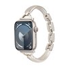 Pasek LUNA A00302 do Apple Watch 3/4/5/6/7/8/SE (38/40/41mm) Srebrny