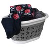 Kosz na pranie GOCKOWIAK Oval Compact 25 l Biało-szary Wysokość [cm] 25