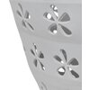 Kosz na pranie GOCKOWIAK Oval Compact 25 l Biało-szary Materiał Tworzywo sztuczne
