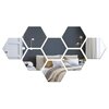 Lustro GOCKOWIAK Hex 15.7 x 15.7 cm (8 szt.) Rodzaj Wiszące