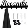 Wieszak łazienkowy GOCKOWIAK Ręczniki Czarny Liczba poziomów 1