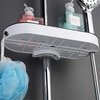 Półka łazienkowa wiszącza GOCKOWIAK Virgo Biało-czarny Kod pocztowy 86-005