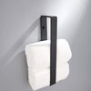 Wieszak łazienkowy GOCKOWIAK Kasos 30 cm Czarny Szerokość [cm] 30