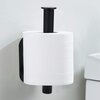 Uchwyt na papier toaletowy GOCKOWIAK Deres Czarny Materiał Aluminium