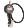 Czarny pistolet do pompowania z cyfrowym wyświetlaczem i wężem, na którym widnieje logo "AIRPRESS". Na wyświetlaczu znajduje się napis "TIRE INFLATOR GAUGE" oraz przyciski oznaczone jako "ON" i "UNIT".