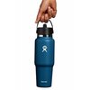 Butelka termiczna HYDRO FLASK Wid Flex Straw Travel Bootle 946 ml Niebieski Możliwość mycia w zmywarce Tak