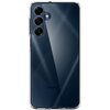 Przezroczyste etui na telefon ukazuje tylną część urządzenia z trzema obiektywami aparatu i lampą błyskową. Na obudowie telefonu widoczne jest logo "SAMSUNG".