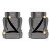 Fotelik samochodowy NUKIDO Louis Soft i-Size 100-150 cm (15-36 kg) Czarny Isofix Tak