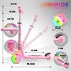 Hulajnoga dla dzieci SUN BABY Lumiride J02.025.0.3 Różowy Wykonanie platformy Nylon