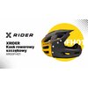 Kask XRIDER XR00FH01 Czarno-żółty Full Face MTB z odkręcaną szczęką (rozmiar L) Materiał skorupy Poliwęglan