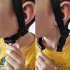 Kask XRIDER XR00KFH01 Czarno-żółty Full Face z odpinaną szczęką (rozmiar S) Daszek Tak