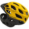 Kask XRIDER XR00KFH01 Czarno-żółty Full Face z odpinaną szczęką (rozmiar S) Regulacja Od 51 do 55 cm
