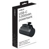 Powerbank CELLY Compact 5000 mAh 10.5W Czarny Pojemność nominalna [mAh] 5000