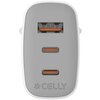 Ładowarka sieciowa CELLY GaN 65W Biały Grubość [mm] 50