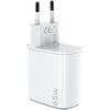 Ładowarka sieciowa CELLY GaN 65W Biały + Kabel USB-C Szerokość [mm] 80