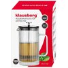 Zaparzacz KLAUSBERG KB-7758 Przeźroczysto-srebrny (1000 ml) Możliwość mycia w zmywarce Tak
