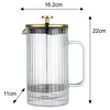 Zaparzacz KLAUSBERG KB-7761 Przeźroczysto-złoty (1000 ml) Wykonanie Stal nierdzewna