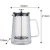 Zaparzacz KLAUSBERG KB-7764 Przeźroczysto-srebrny (1000 ml) Wykonanie Stal nierdzewna