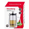 Zaparzacz KLAUSBERG KB-7762 Przeźroczysto-srebrny (350 ml) Wykonanie Szkło borokrzemowe