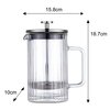 Zaparzacz KLAUSBERG KB-7757 Przeźroczysto-srebrny (600 ml) Wykonanie Stal nierdzewna