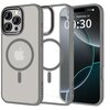 Etui TECH-PROTECT MagEdge MagSafe do Apple iPhone 16 Pro Przezroczysto-tytanowy