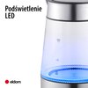 Czajnik ELDOM C420 Ketty Funkcje Obrotowa podstawa, Filtr antyosadowy, Wskaźnik poziomu wody, Podświetlenie wnętrza