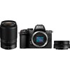 Aparat NIKON Z50II Czarny + Obiektyw Nikkor Z DX 16-50 mm f/3.5-6.3 VR + Z DX 50-250 mm f/4.5-6.3 VR, 20.9Mpix, UHD 4K 60p, EXPEED 7