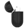 Etui na słuchawki SPIGEN Urban Fit Apple Airpods 4 Czarny Materiał Tworzywo sztuczne