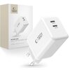Ładowarka sieciowa TECH-PROTECT NC45W-GAN PD45W Biały