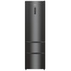 Lodówka HISENSE RM469N4AFD1 3D No Frost 200cm Czarna SmartFresh Licowane drzwi Metal Tech Cooling Funkcja Convert