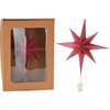 Gwiazda CHRISTMAS DECORATION 28 cm Czerwony Wyposażenie 1 x gwiazda dekoracyjna